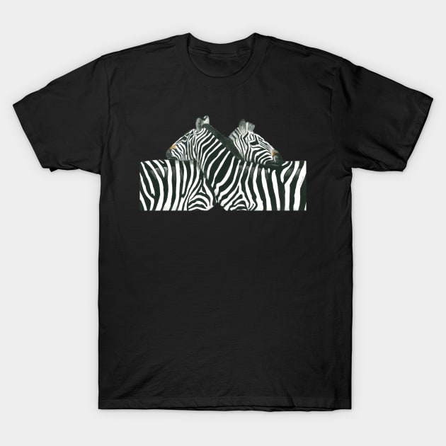 zebra love T-Shirt by Nora_Seoudi